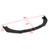 Spec-D Tuning All All All Universal Front Bumper Lip - Matte Black LPF-U005BK-AK